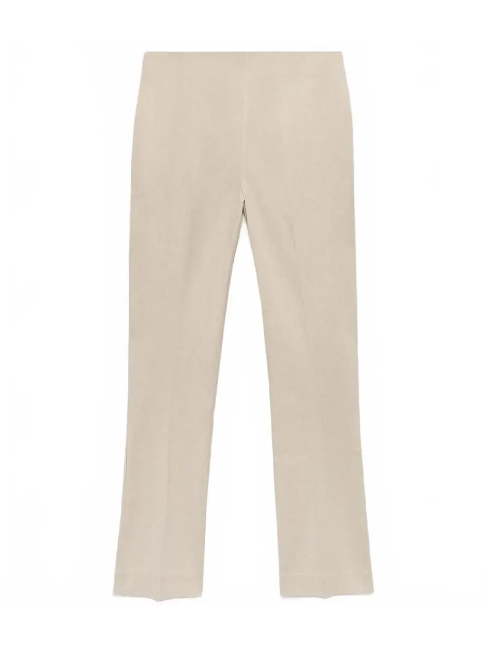 Mango Cotton Linen Flared Pants Beige Size 8/Large
